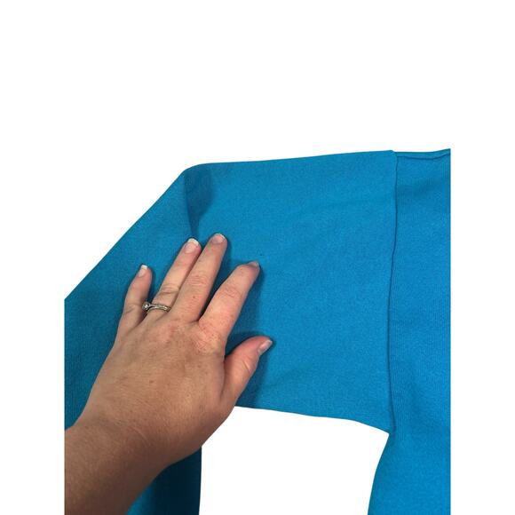 Vtg Disney Pooh Bear Embroidered Teal Blue
Sweatshirt Medium USA Rare - Picture 7 of 7